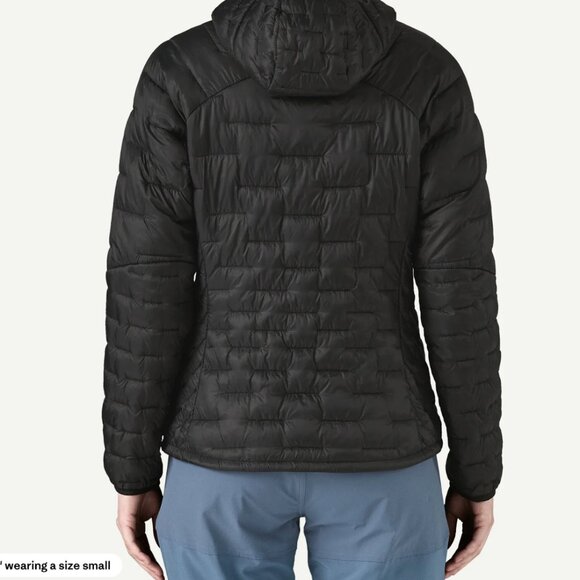 NWT Patagonia Women's Nano Puff Hoody XL Extra Large Black Puffy Hooded Jacket - Picture 3 of 13